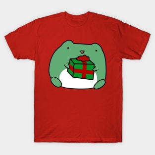 Frog Holding a Gift T-Shirt